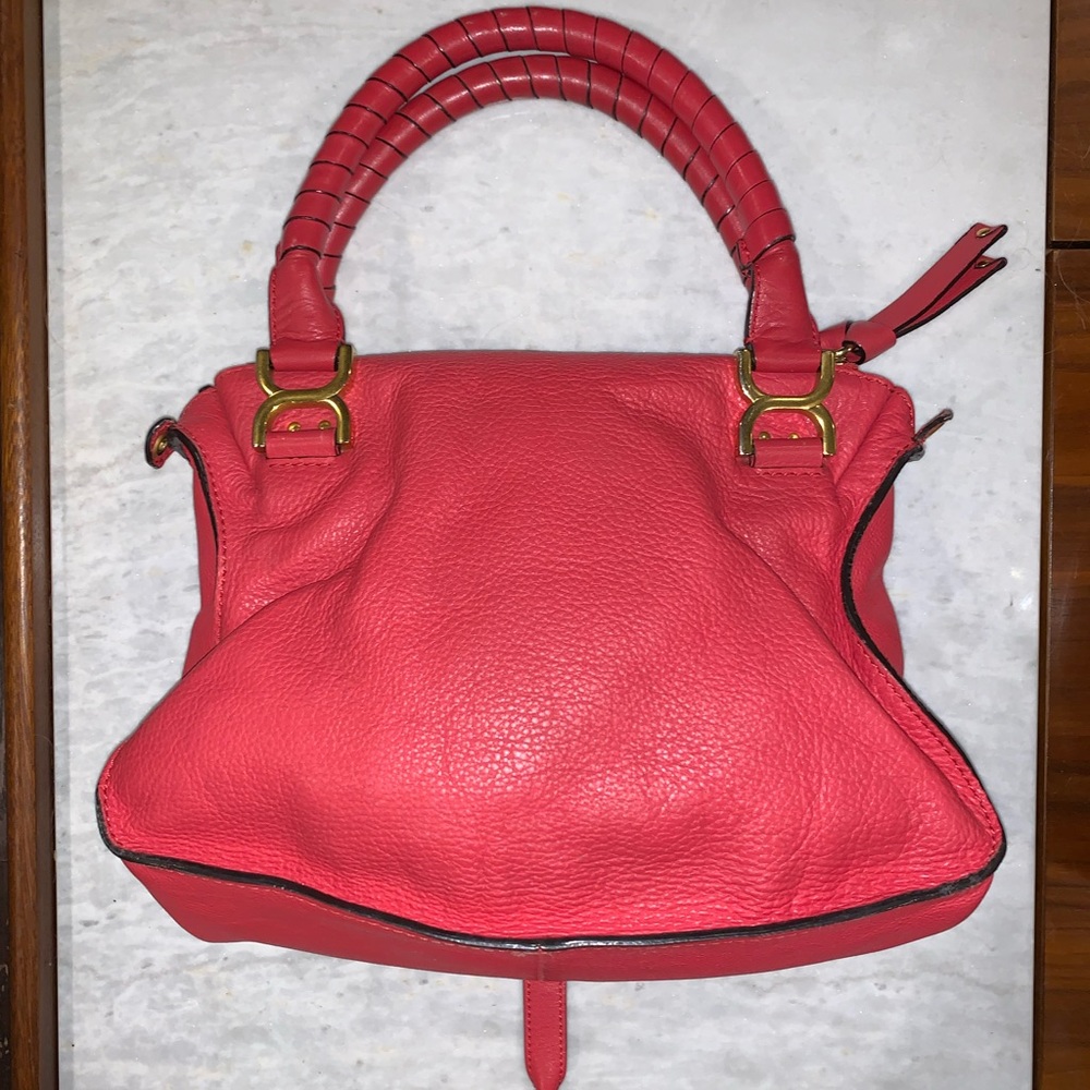 Chloé Large Leather Marcie Bag - Picture 3 of 7